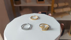 Bague initiale personnalisee Dlui&Kelle