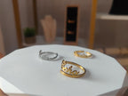 Bague initiale personnalisee Dlui&Kelle