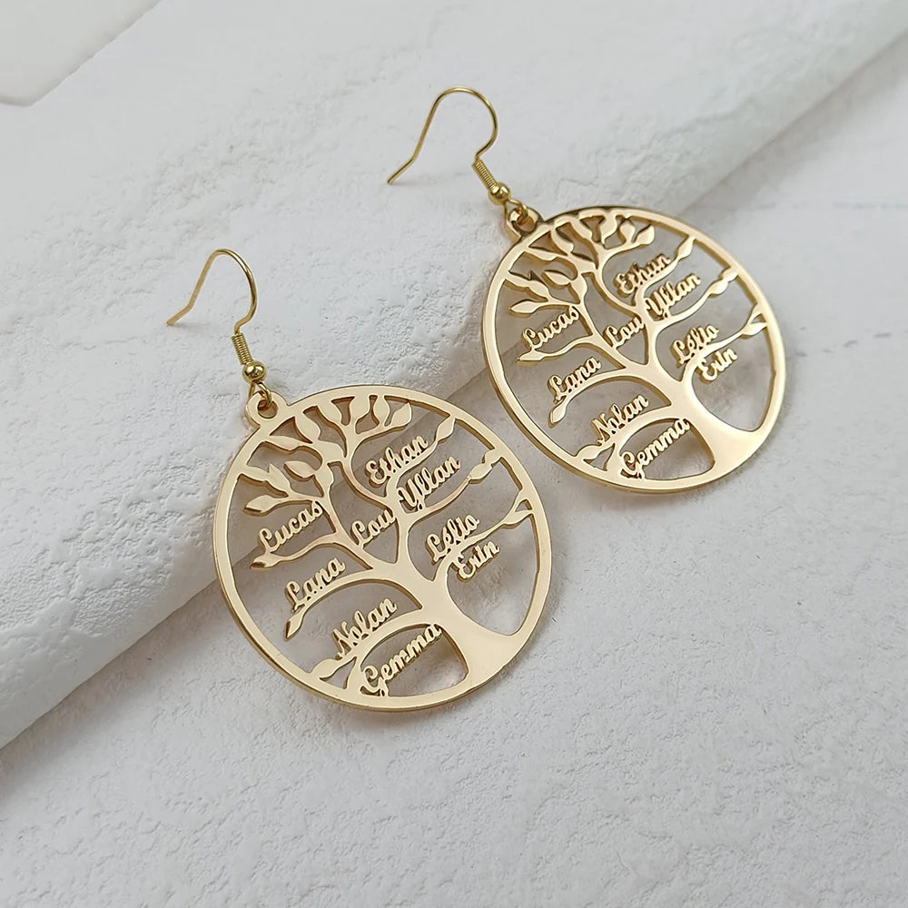 Dlui&Kelle personalized earrings