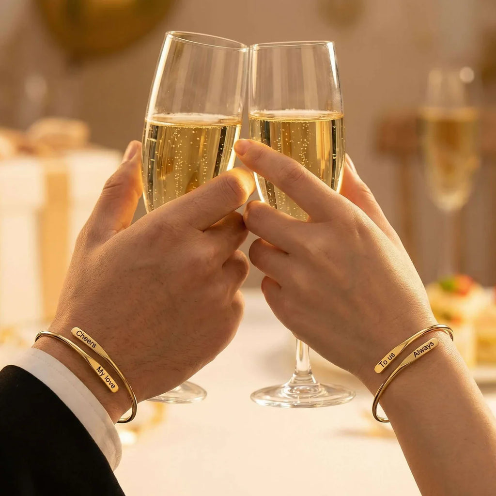 Bracelets de couple personnalisés