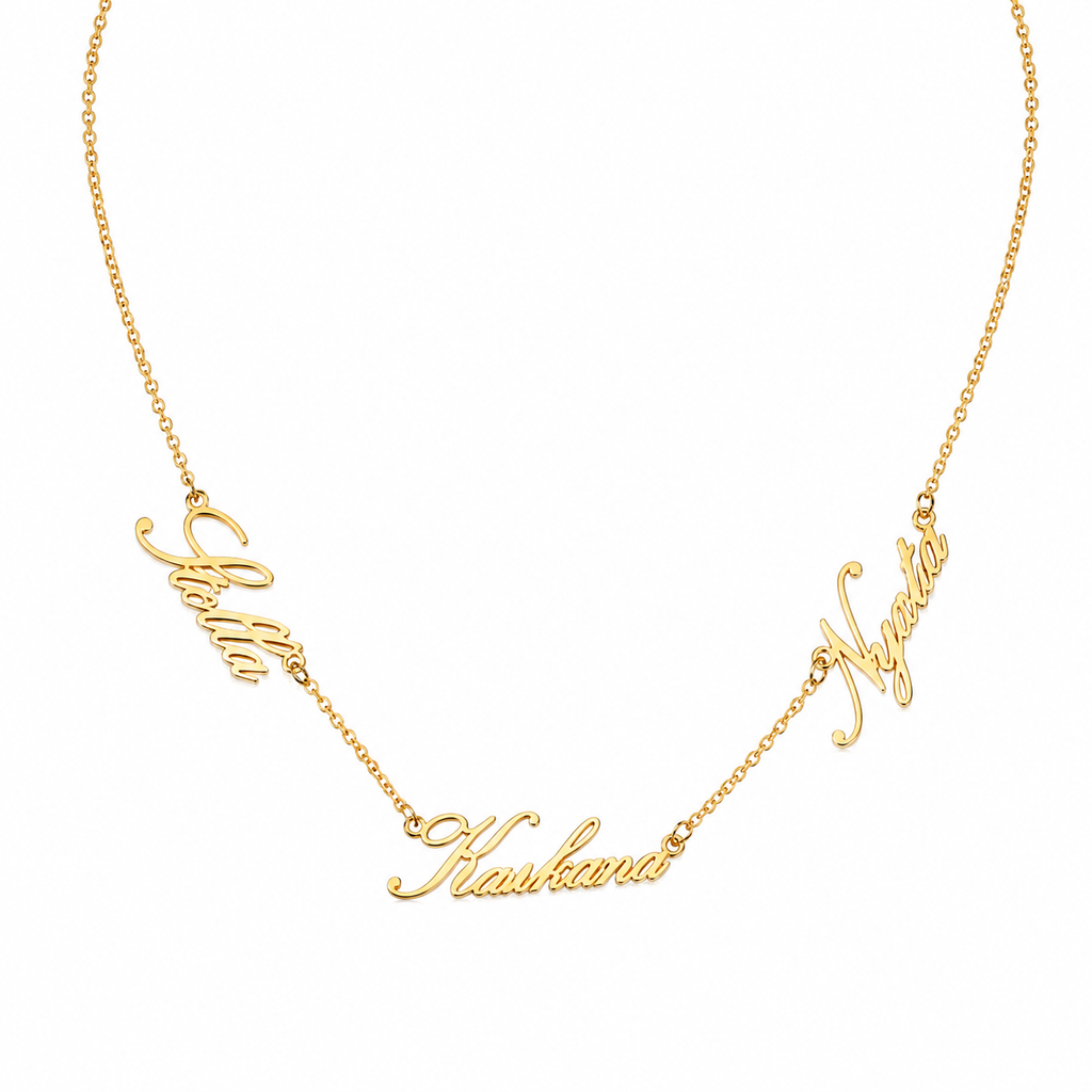 Collier personnalisé 3 Names