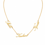 Collier personnalisé 3 Names