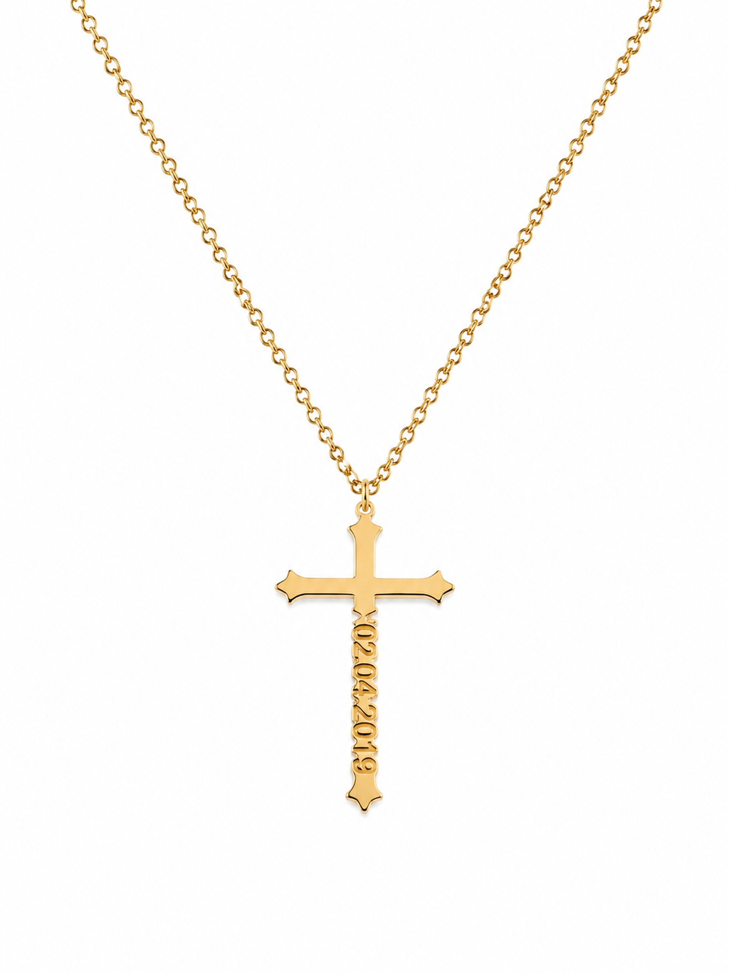 Collier personnalisé Croix