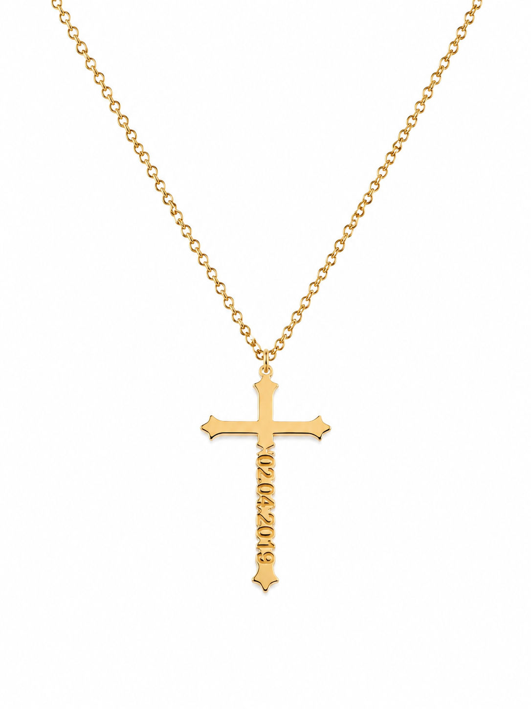 Collier personnalisé Croix