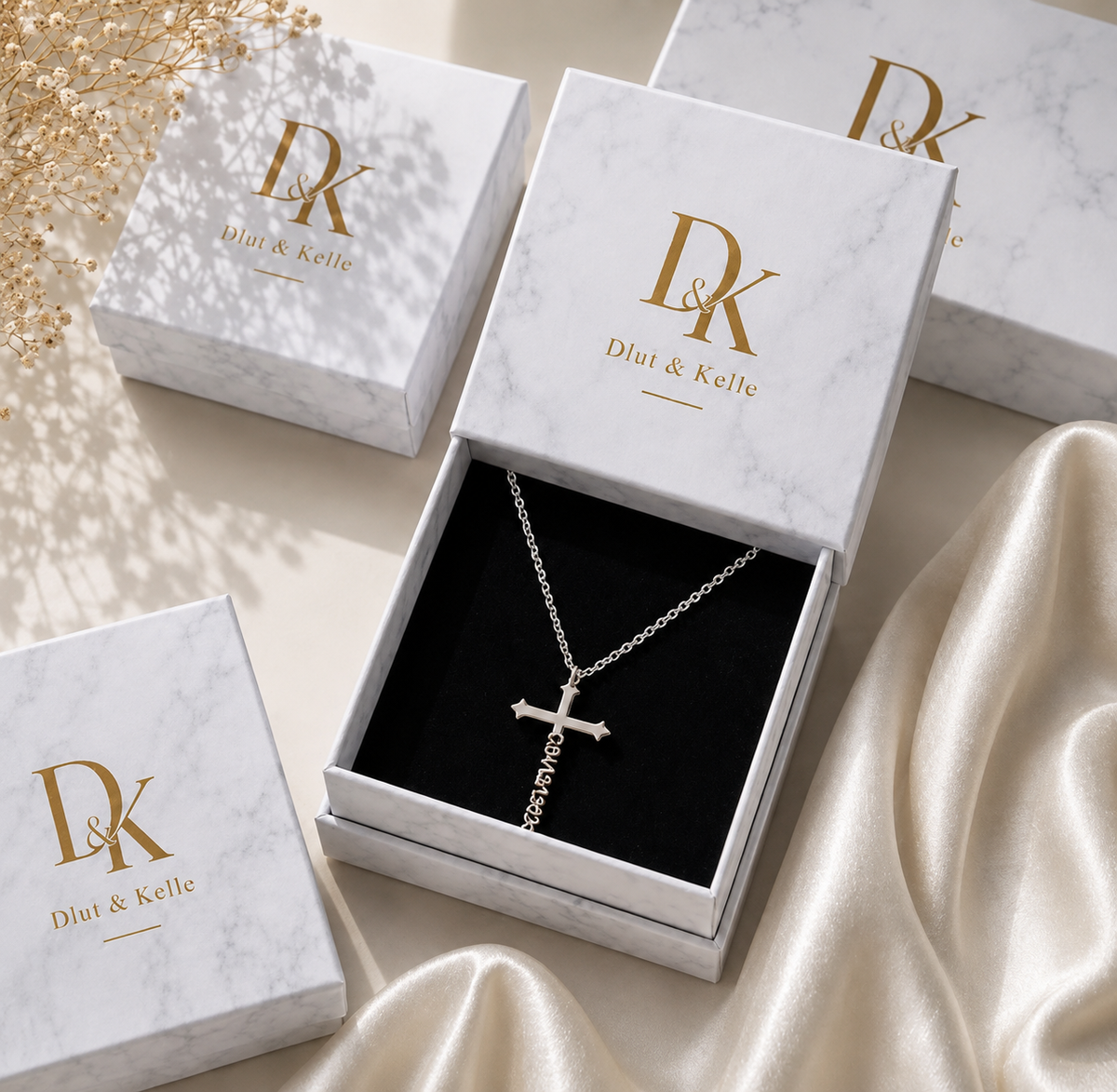 Collier personnalisé Croix