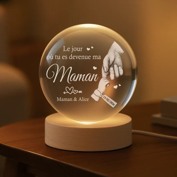 Verre en cristal personnalisé Rond