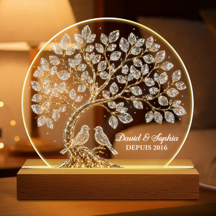 Verre en cristal personnalisé Rond