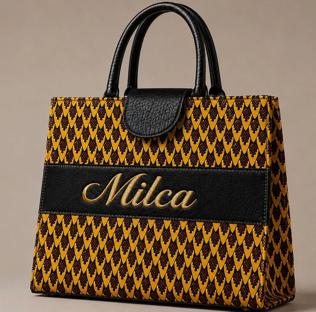 Dlui&Kelle personalized wax-print bag