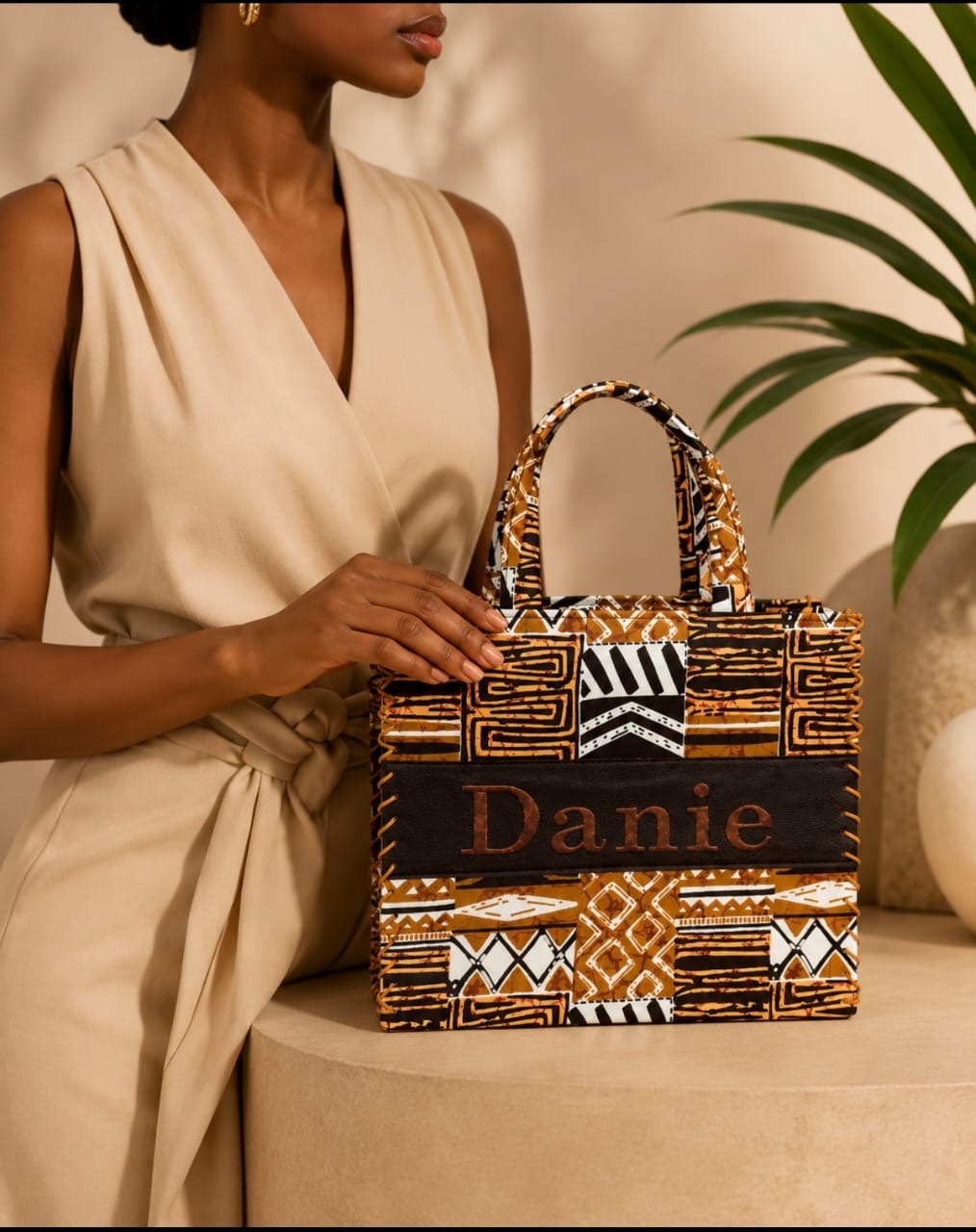 Sac en pagne personnalisé Dlui&Kelle