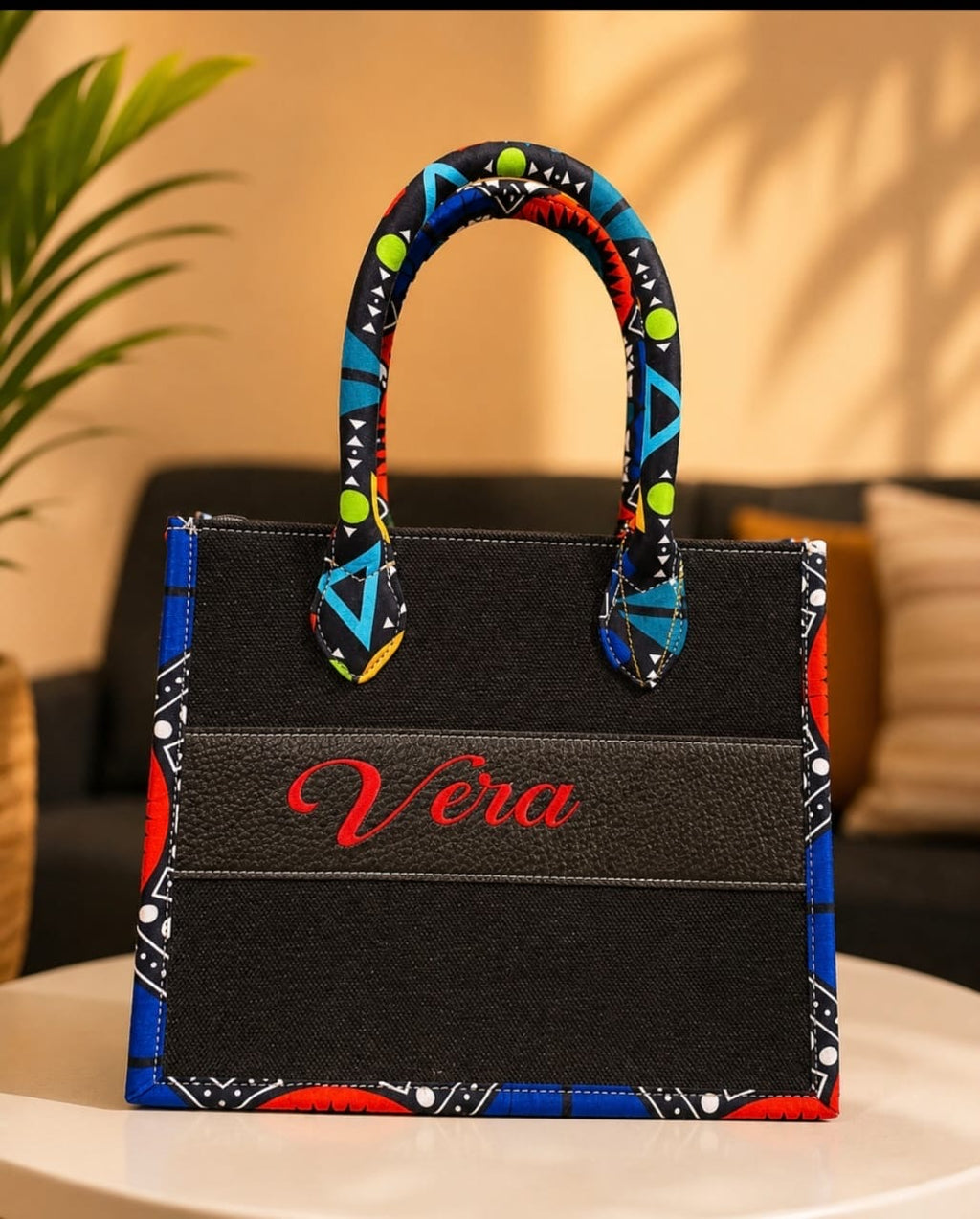 Sac en pagne personnalisé Dlui&Kelle