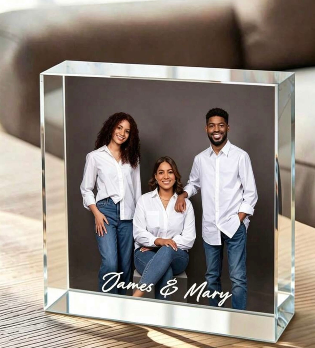 Dlui&Kelle personalized crystal glass